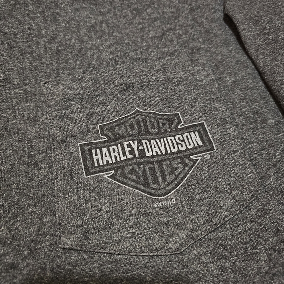 Harley-Davidson Gray Long Sleeve Shirt - Picture 3 of 7